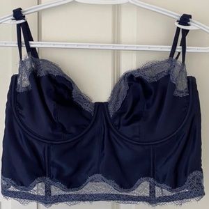 VS Navy blue Bustier bralette